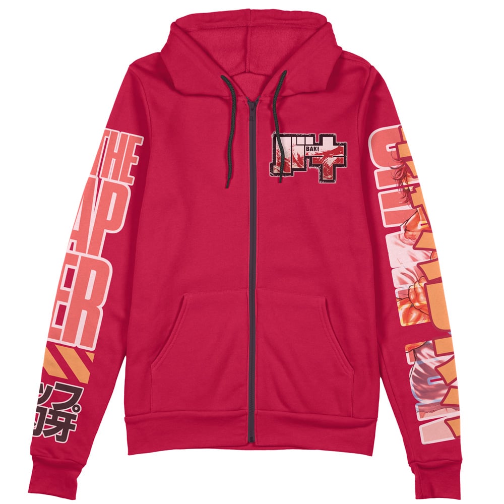 Baki Hanma Baki Streetwear Zip Hoodie Jacket