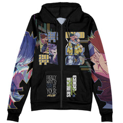 Cyberpunk 2077 Edgerunners Streetwear Zip Hoodie Jacket