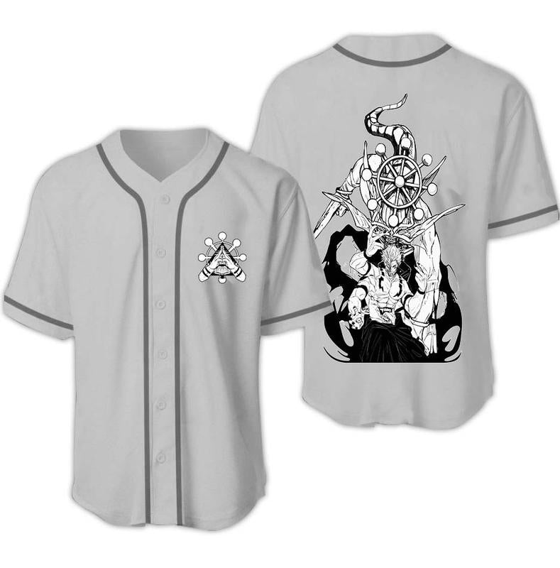 Jujutsu Kaisen Sukuna & Mahoraga Baseball Jersey