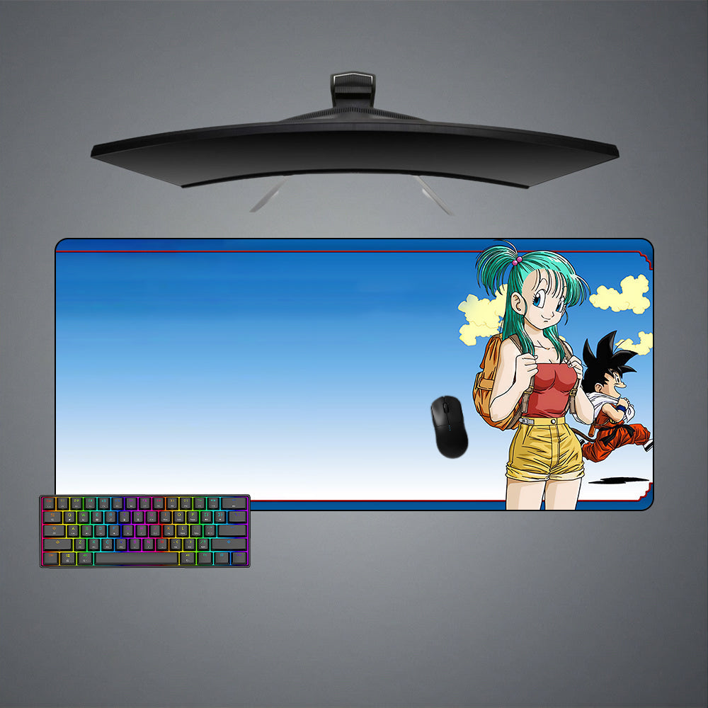 Bulma & Kid Goku Size Gaming Mouse Pad