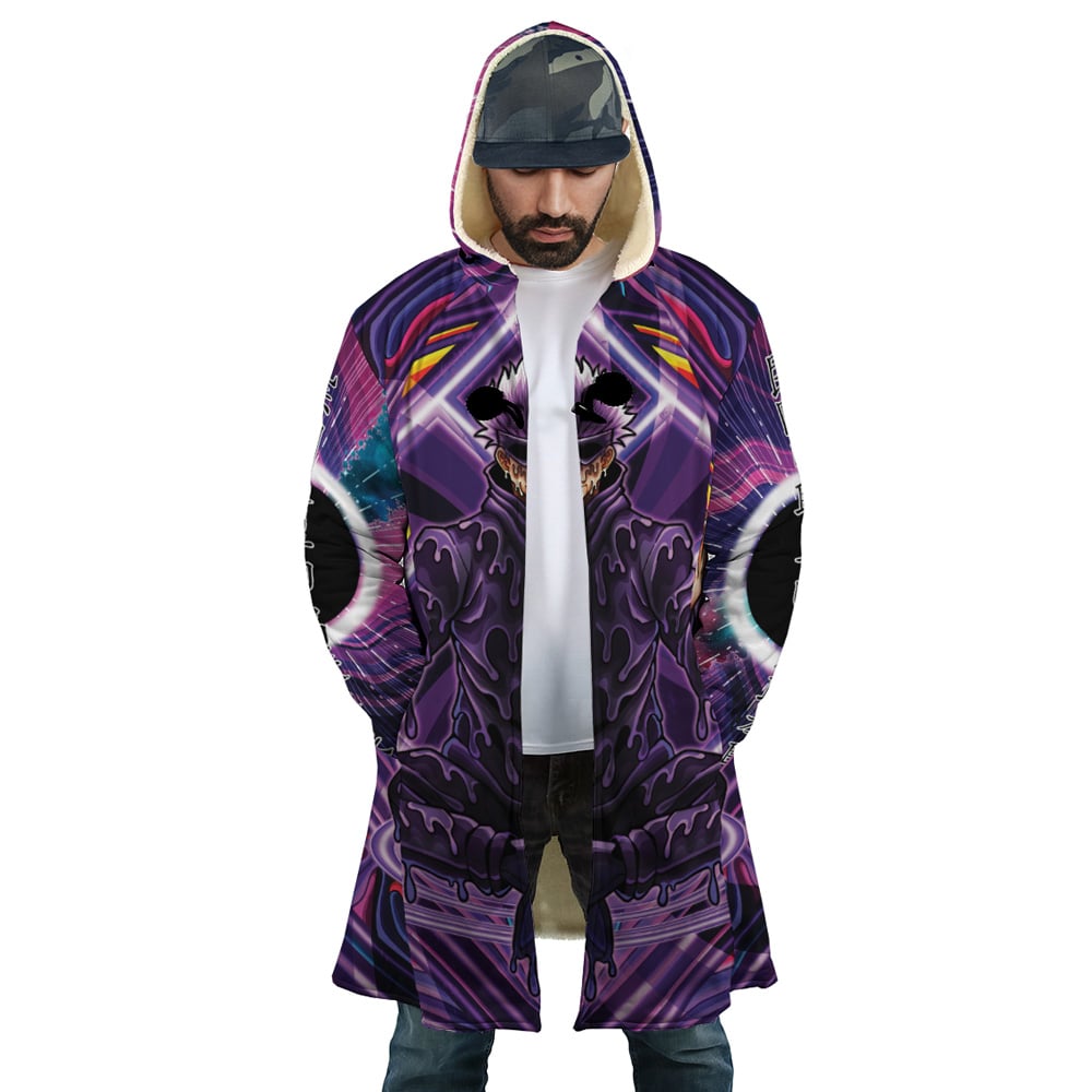 Trippy Meditating Gojo Satoru Jujutsu Kaisen Dream Cloak Coat