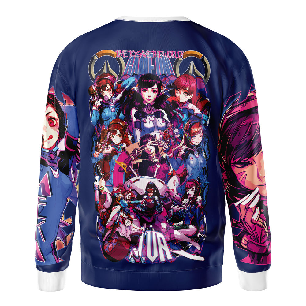 D. Va Overwatch Streetwear Sweatshirt