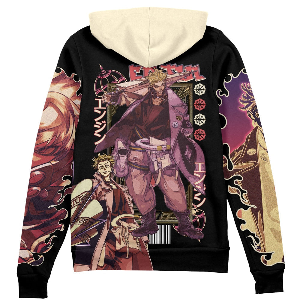 Enjin Gachiakuta Streetwear Zip Hoodie Jacket