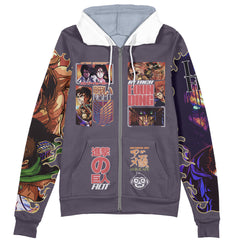 Eren Yeager Story Attack on Titan Streetwear Zip Hoodie Jacket