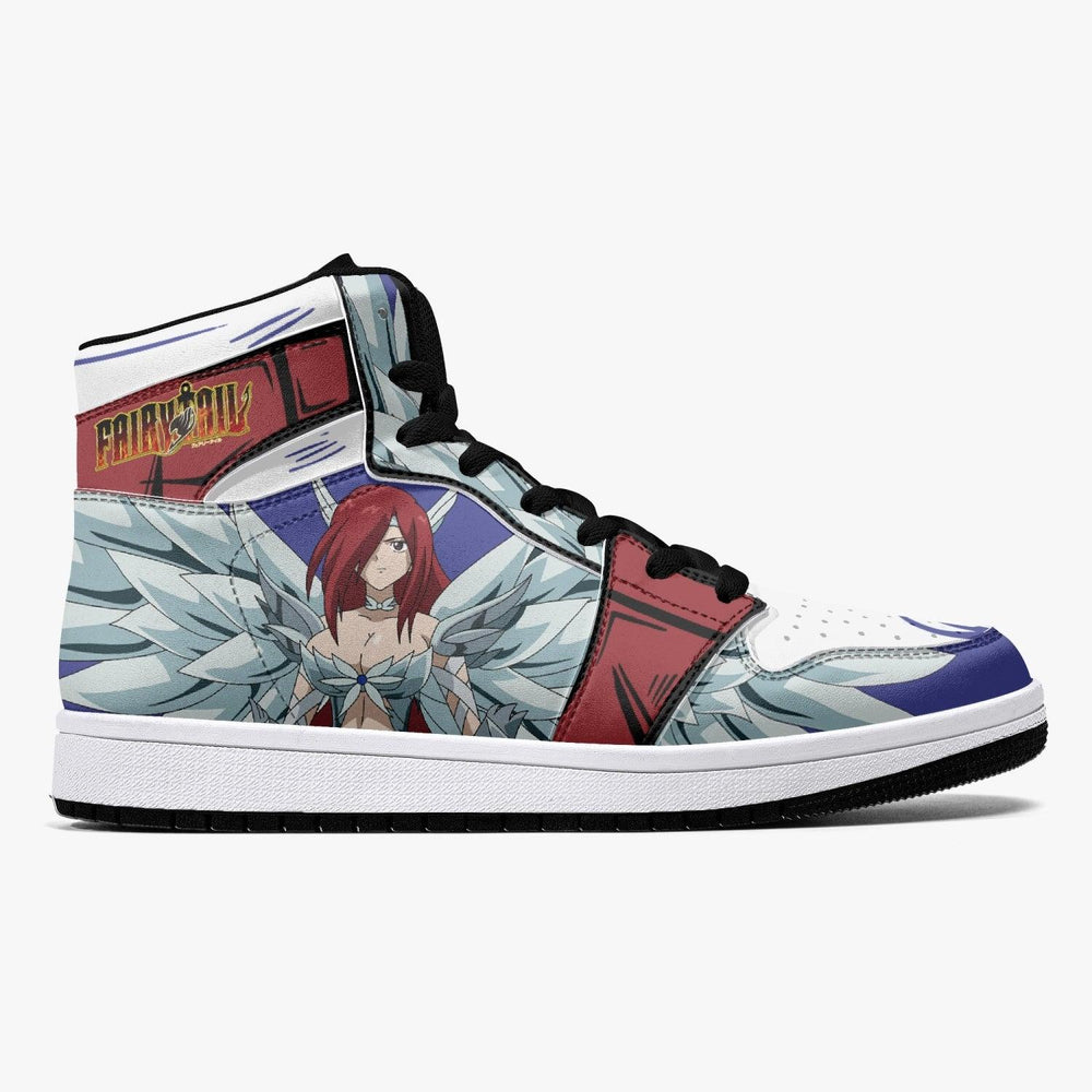 Erza Scarlet Heaven's Wheel Armor Fairy Tail Mid 1 Basketball Shoes