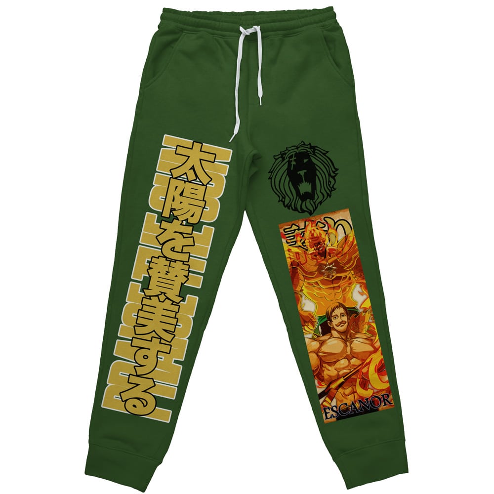 Escanor Seven Deadly Sins" Streetwear Sweatpants