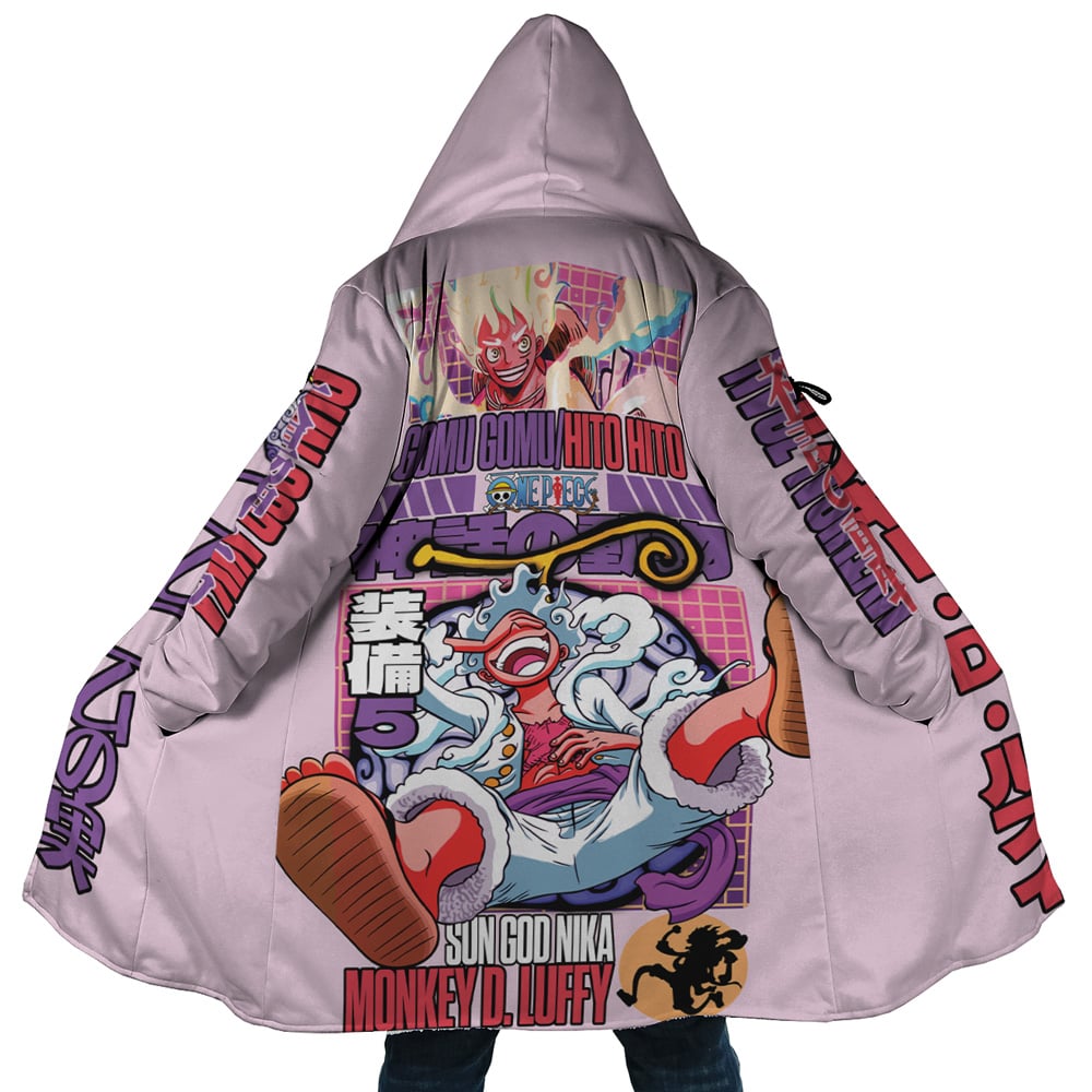 Gear 5th Luffy V2 One Piece Streetwear Dream Cloak Coat