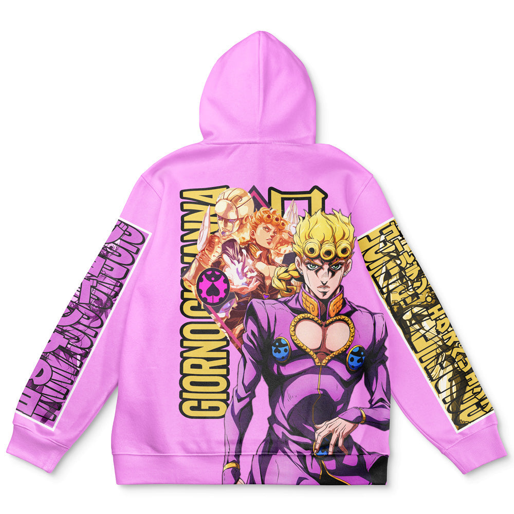 Giorno Giovanna Jojo's Bizarre Adventure Streetwear Hoodie