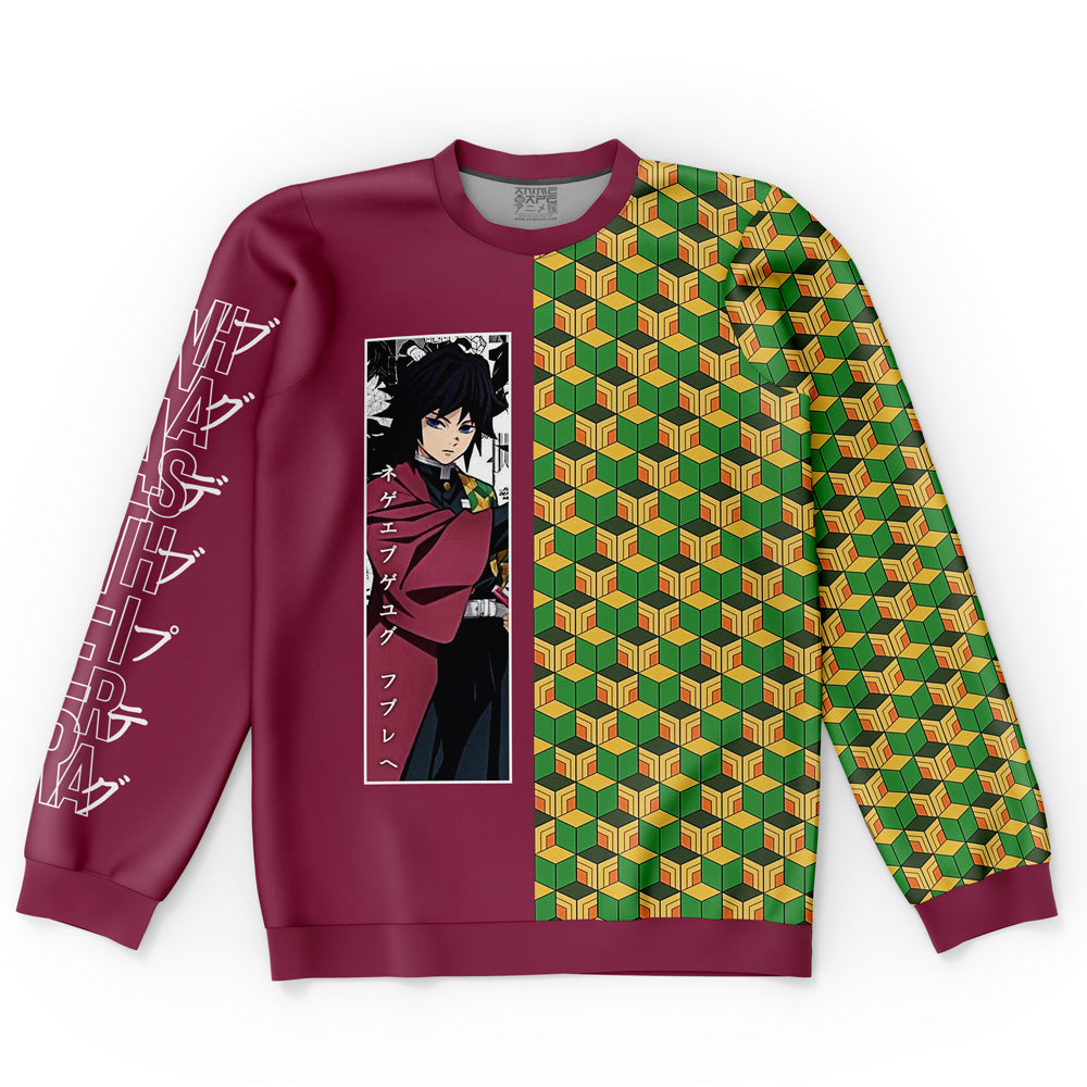 Tomioka Giyu Haori Demon Slayer Streetwear Sweatshirt