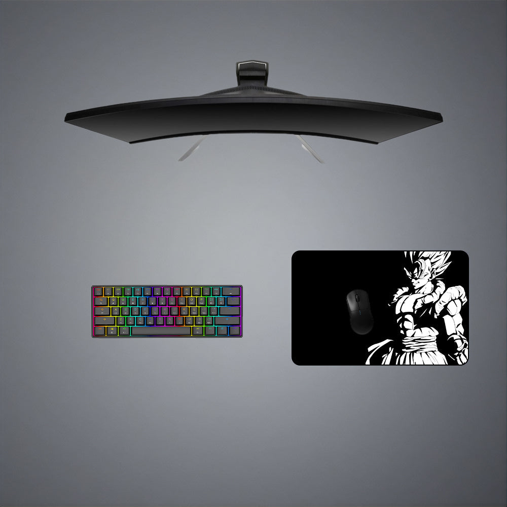 Gogeta Black & White Design M-XXL Size Gaming Mouse Pad Computer Desk Mat