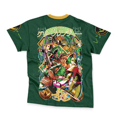 Green Ranger Mighty Morphin Power Rangers Streetwear T-Shirt