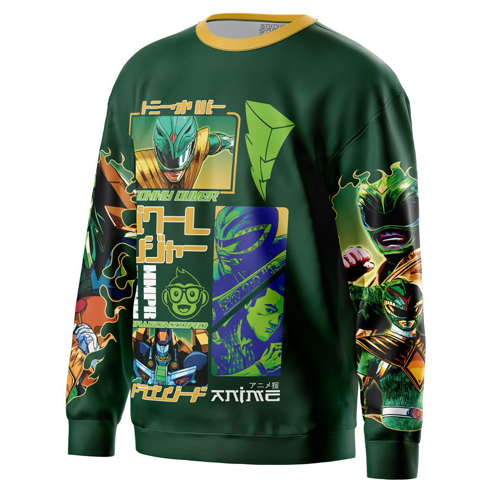Green Ranger Mighty Morphin Power Rangers Streetwear Sweatshirt