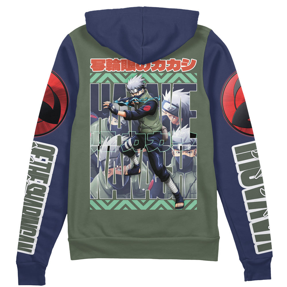 Hatake Kakashi Shippuden Streetwear Zip Hoodie Jacket