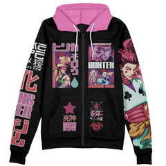 Hisoka V2 Hunter x Hunter Streetwear Zip Hoodie Jacket