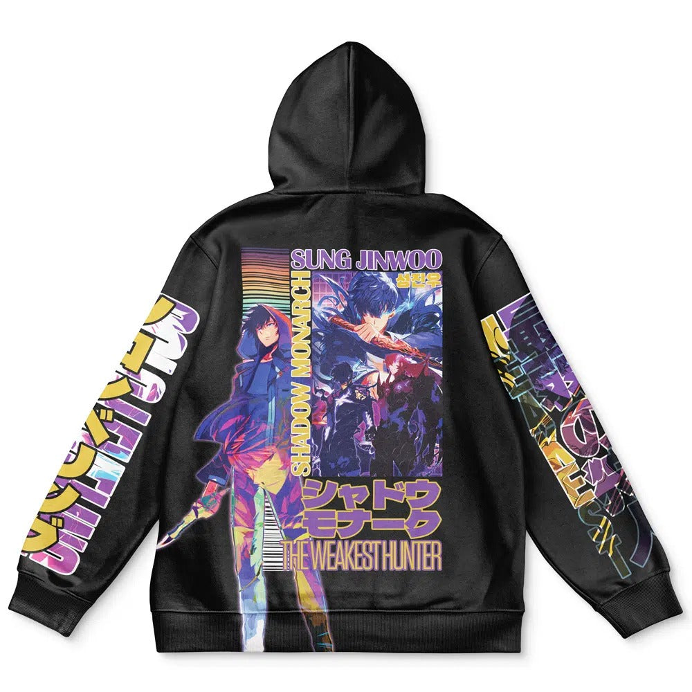 Kitsukai "Sung Jinwoo (Shadow Monarch)" Solo Leveling Streetwear Hoodie