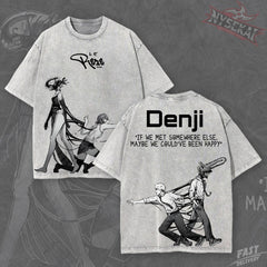 Kitsukai Denji Reze Bomb Girl Tragic Romance Heavyweight Graphic Tee Pump Cover