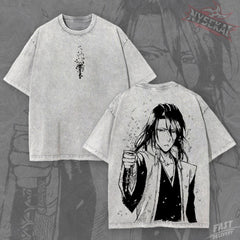 Kitsukai Silent Petal Noble Anime Streetwear Shirt Soul Reaper Manga Graphic Tee