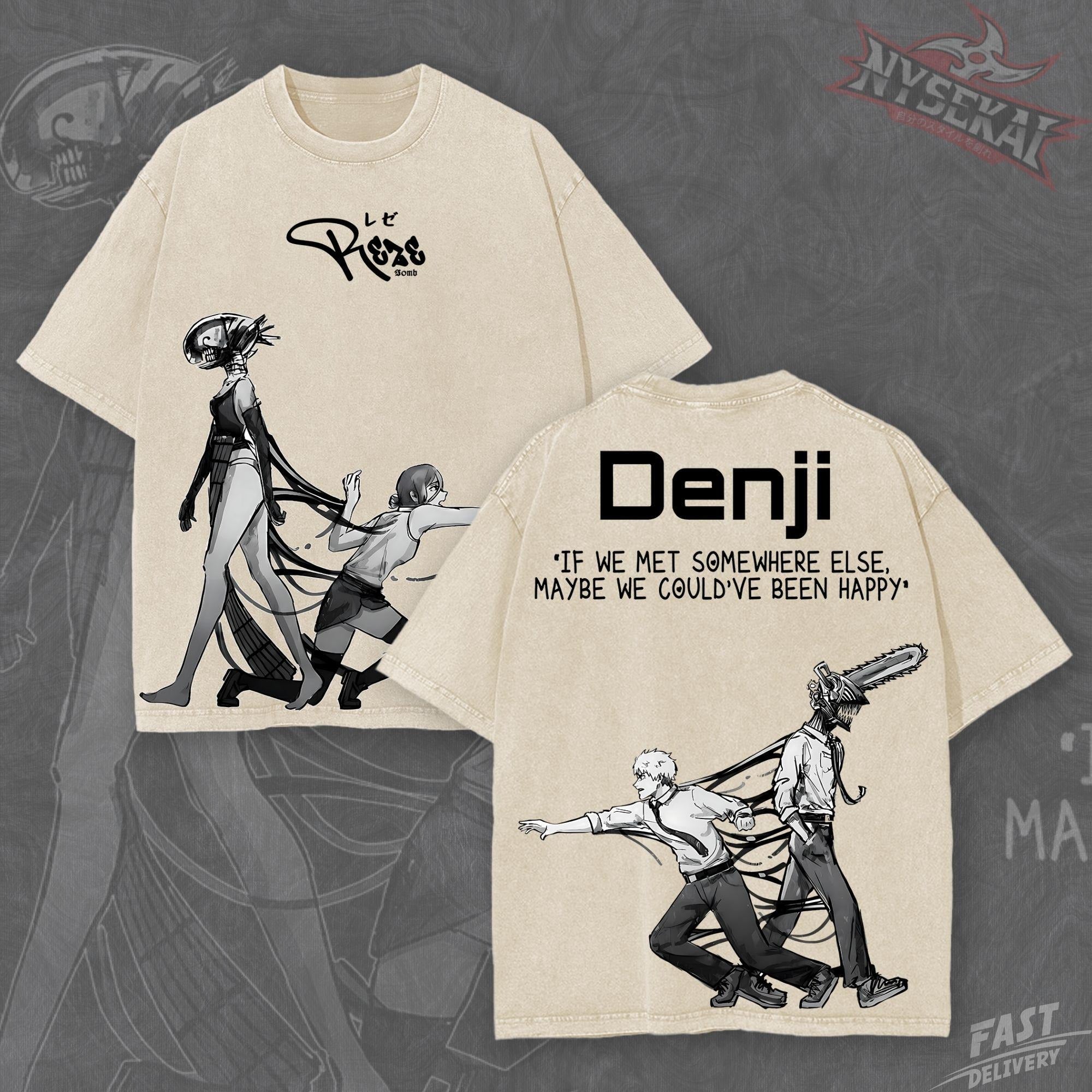 Kitsukai Denji Reze Bomb Girl Tragic Romance Heavyweight Graphic Tee Pump Cover