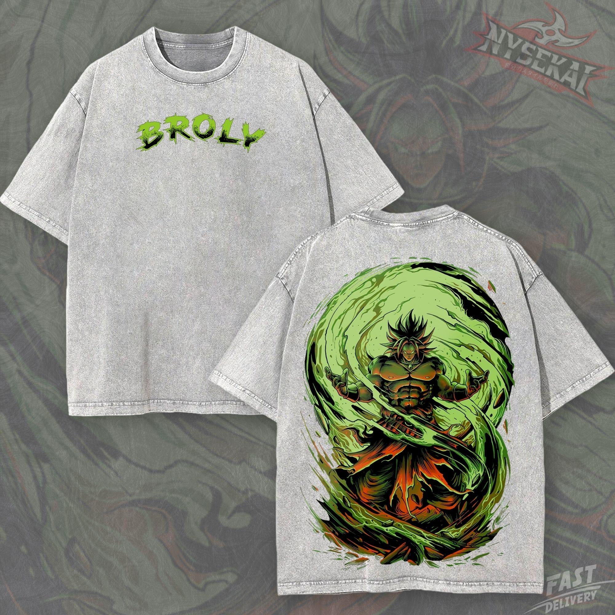 Kitsukai Broly Legendary Super Saiyan Rage Heavyweight Graphic Tee Pump Cover