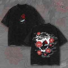 Kitsukai Gaara Love Kanji Desert Kazekage Heavyweight Graphic Tee Pump Cover