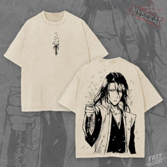 Kitsukai Silent Petal Noble Anime Streetwear Shirt Soul Reaper Manga Graphic Tee