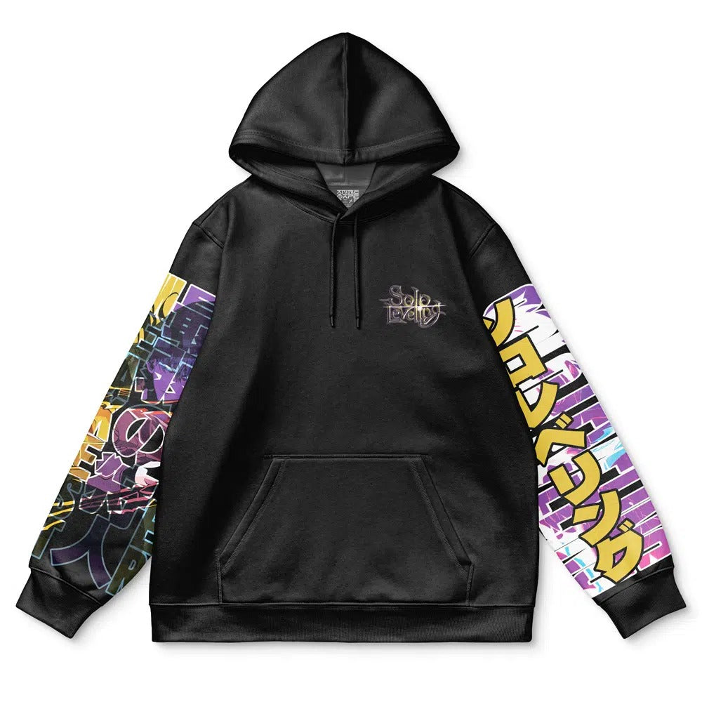 Kitsukai "Sung Jinwoo (Shadow Monarch)" Solo Leveling Streetwear Hoodie