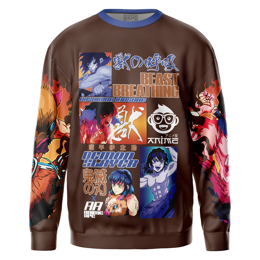 Hashibira Inosuke V2 Demon Slayer Streetwear Sweatshirt