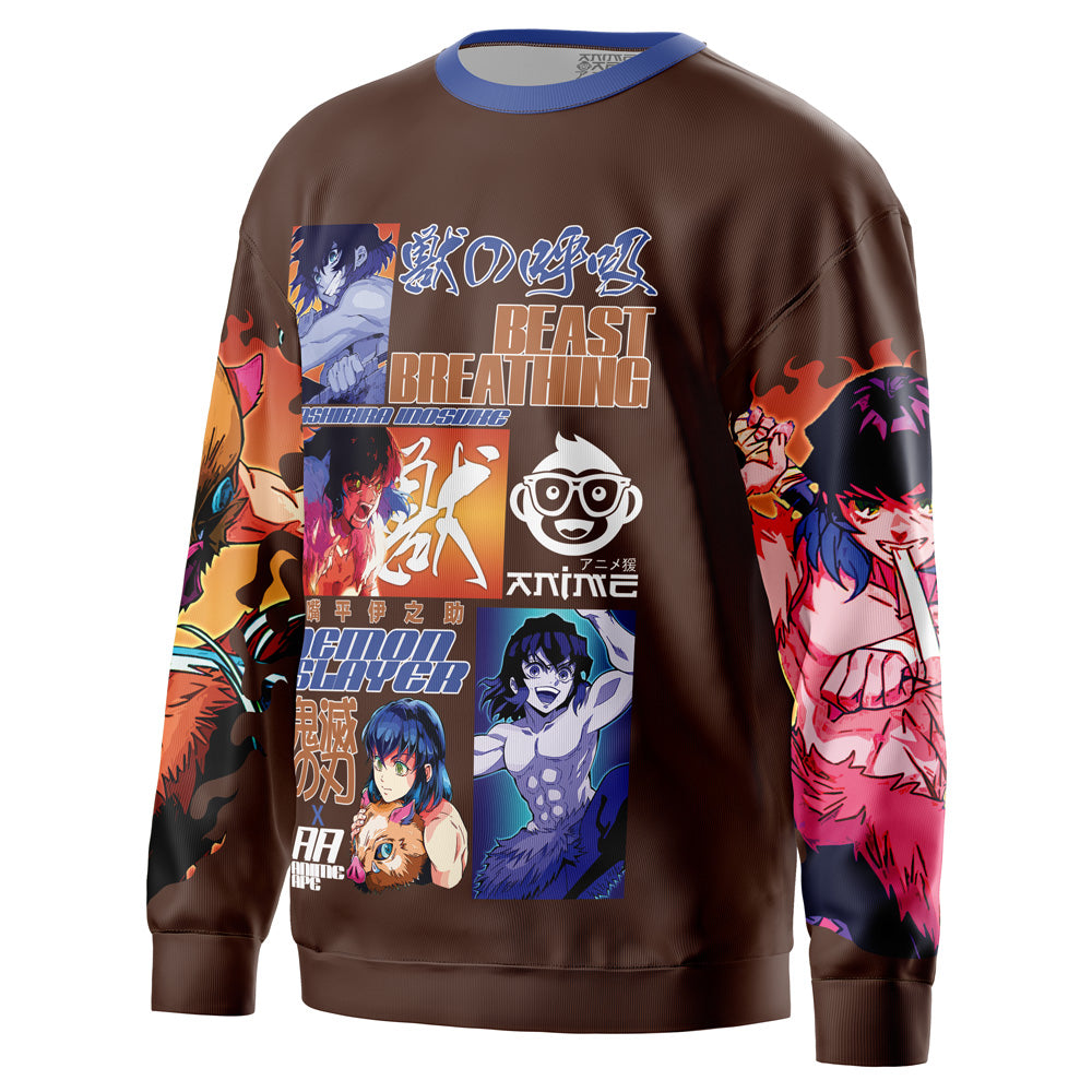 Hashibira Inosuke V2 Demon Slayer Streetwear Sweatshirt