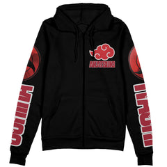 Uchiha Itachi Shippuden Streetwear Zip Hoodie Jacket