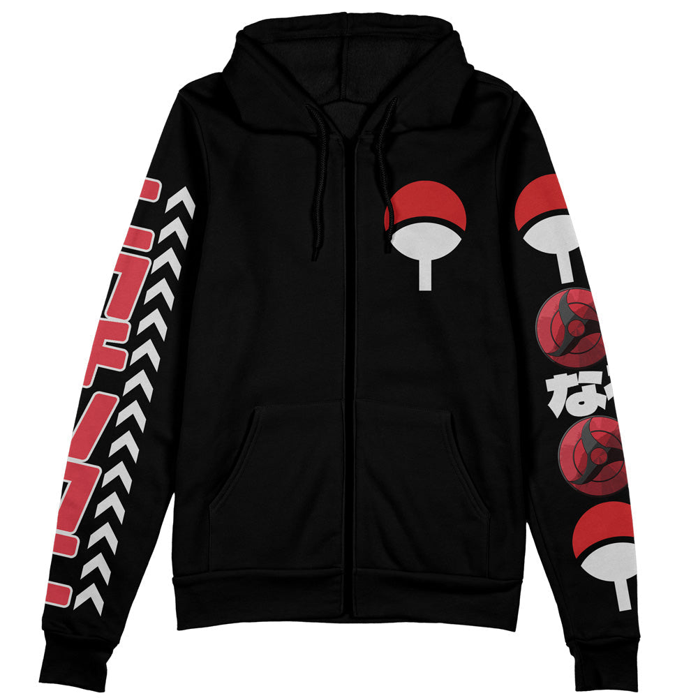 Uchiha Itachi V2 Shippuden Streetwear Zip Hoodie Jacket