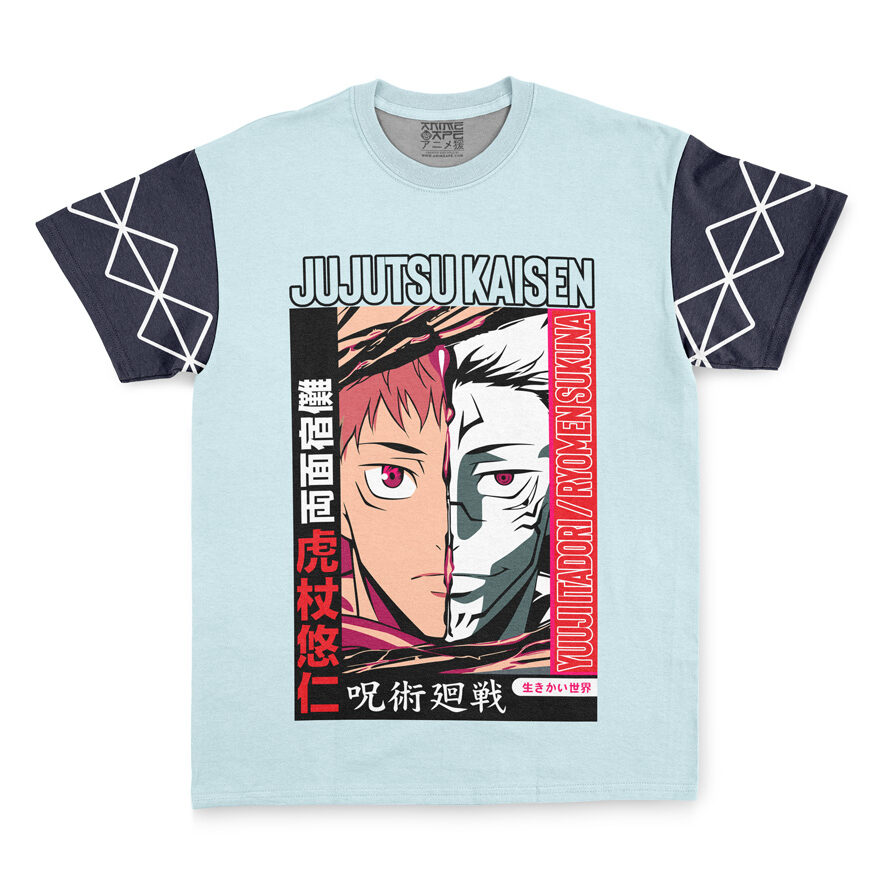 Itadori Yuuji x Ryomen Sukuna Jujutsu Kaisen Streetwear T-Shirt