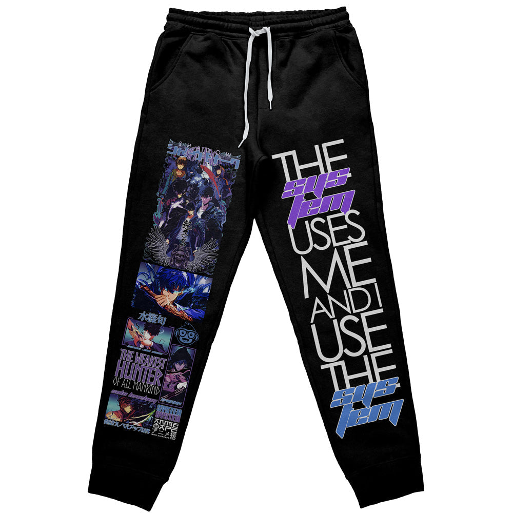 Sung Jin Woo V2 Solo Leveling Streetwear Sweatpants
