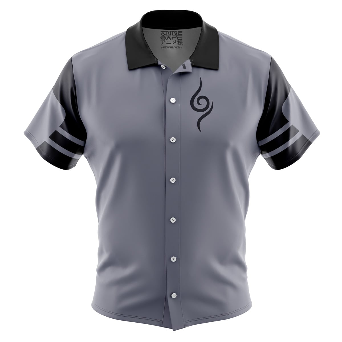 Kakashi Anbu Shippuden Button Up Hawaiian Shirt