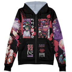 Kaneki Ken V2 Tokyo Ghoul Streetwear Zip Hoodie Jacket