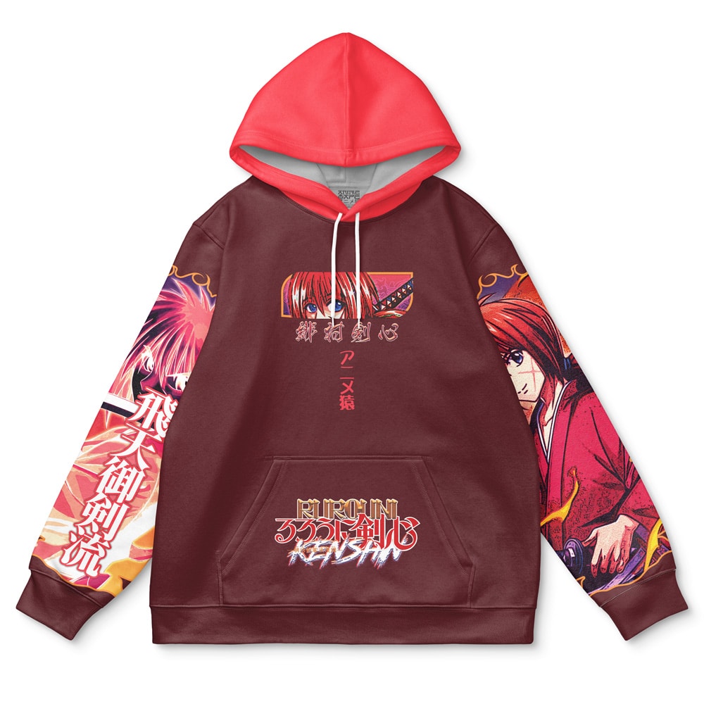 Himura Kenshin V2 Rurouni Kenshin Streetwear Hoodie