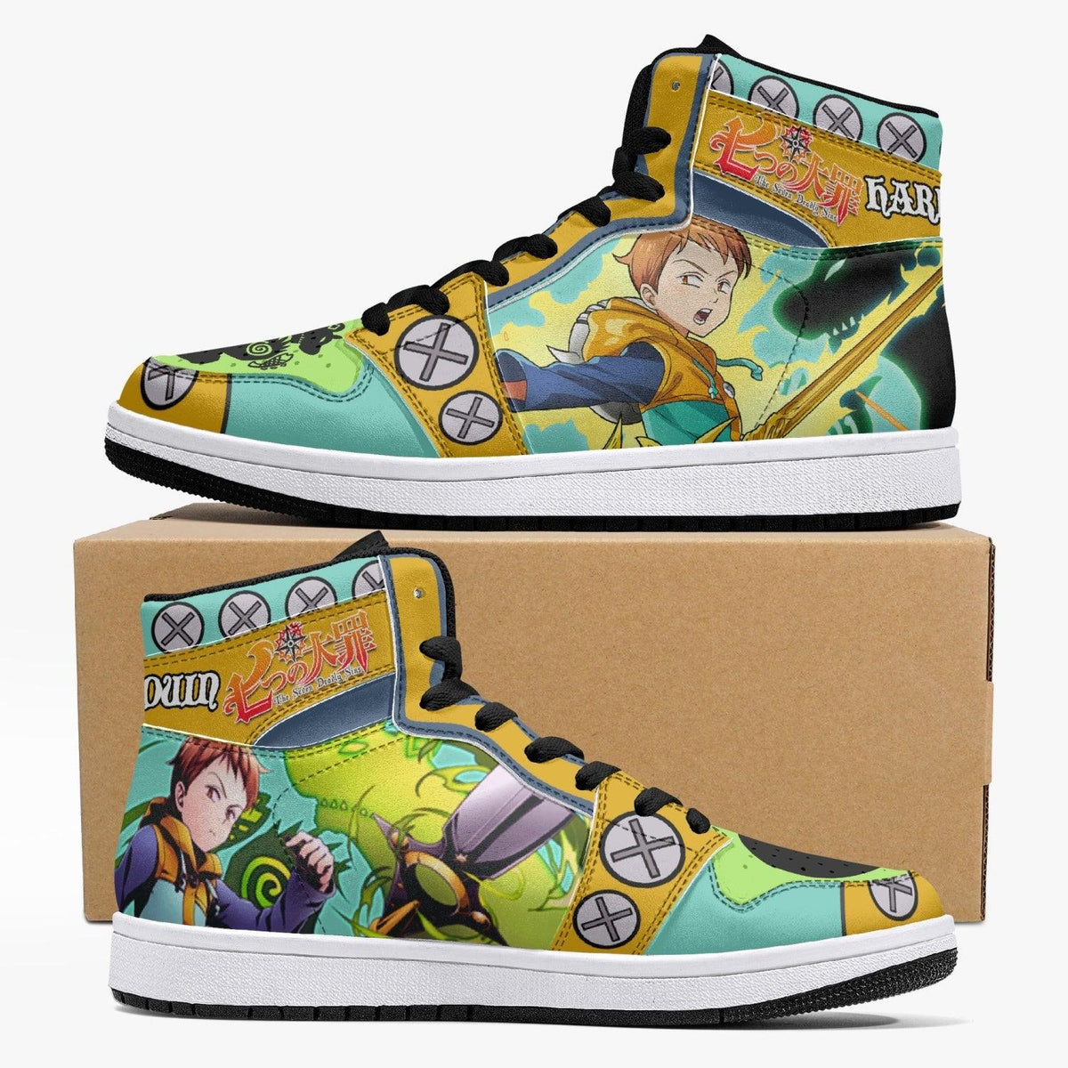 King Seven Deadly Sins Mid 1 Basketball Shoes
