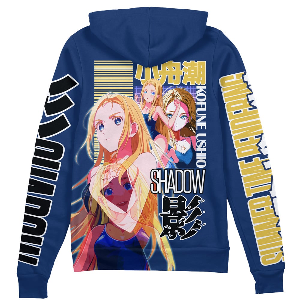 Kofune Ushio Summer Time Rendering" Streetwear Zip Hoodie Jacket