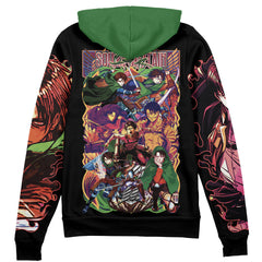 Levi Ackerman V4 Attack on Titan Streetwear Zip Hoodie Jacket