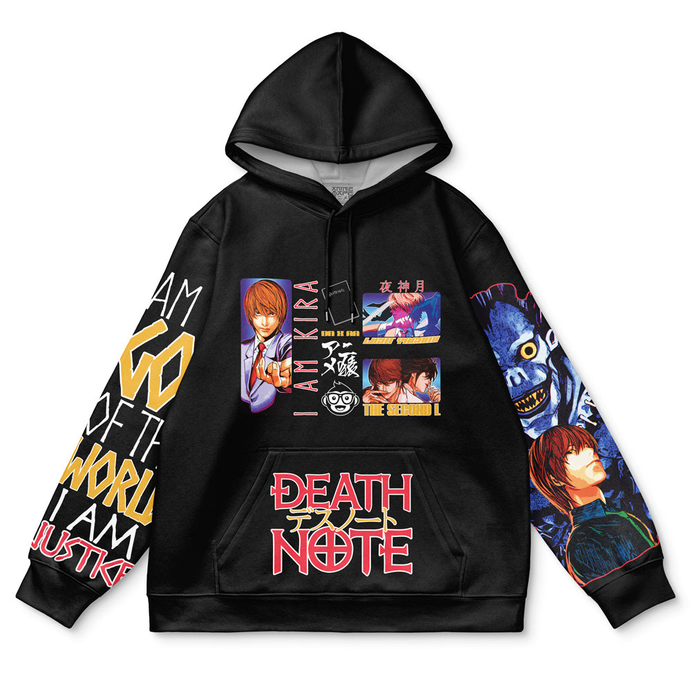 Light Yagami V2 Death Note Streetwear Hoodie