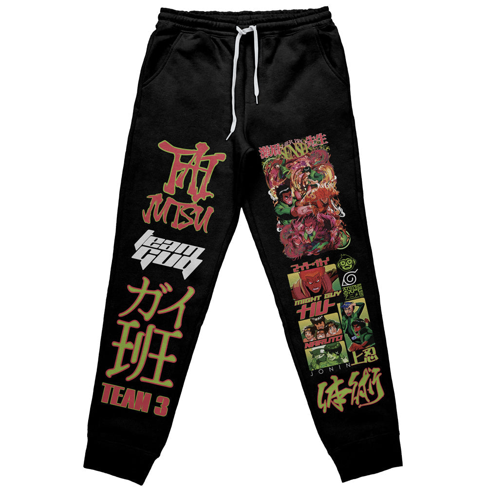 Might Guy V2 Shippuden Streetwear Sweatpants