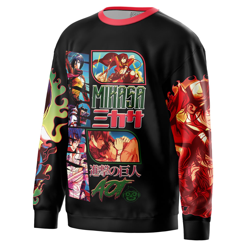 Mikasa Ackerman Attack on Titan Streetwear Sweatshirt