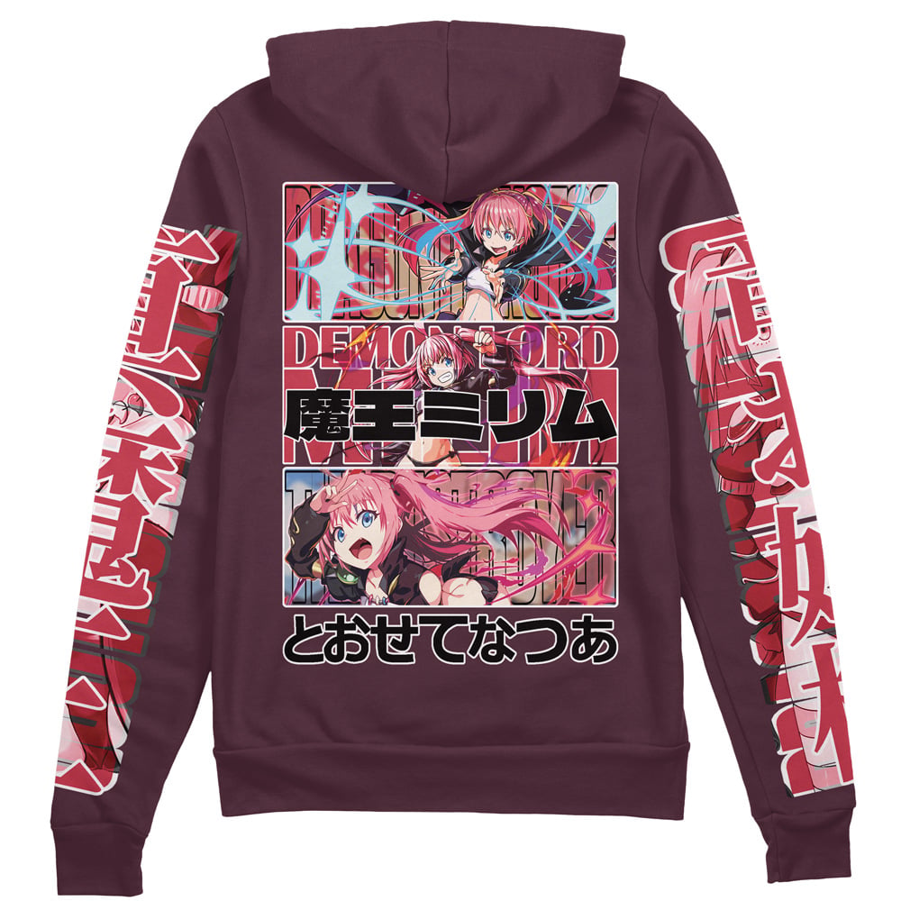 Milim Nava That Time I Got Reincarnated as a Slime" Streetwear Zip Hoodie Jacket
