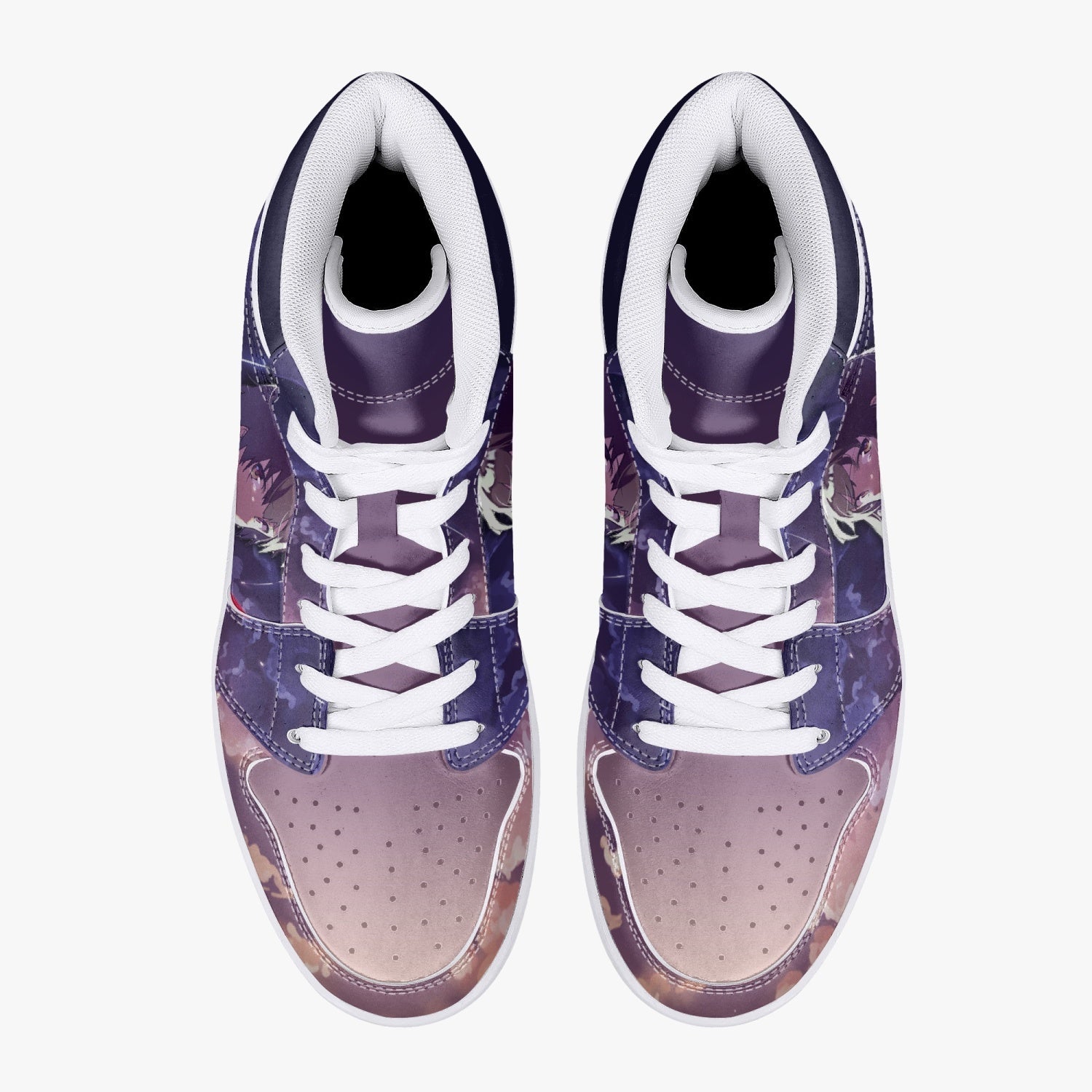 Mitsuha Miyamizu and Taki Tachibana Your Name Mid 1 Basketball Shoes