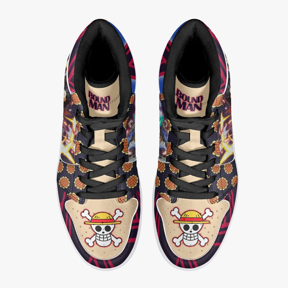Monkey D. Luffy Gear 4th Bound Man One Piece Mid 1 Basketball Shoes