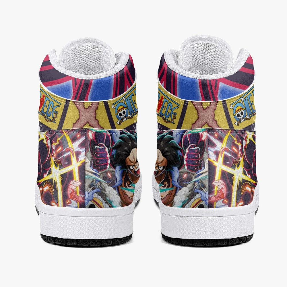 Monkey D. Luffy Gear 4th Bound Man One Piece Mid 1 Basketball Shoes