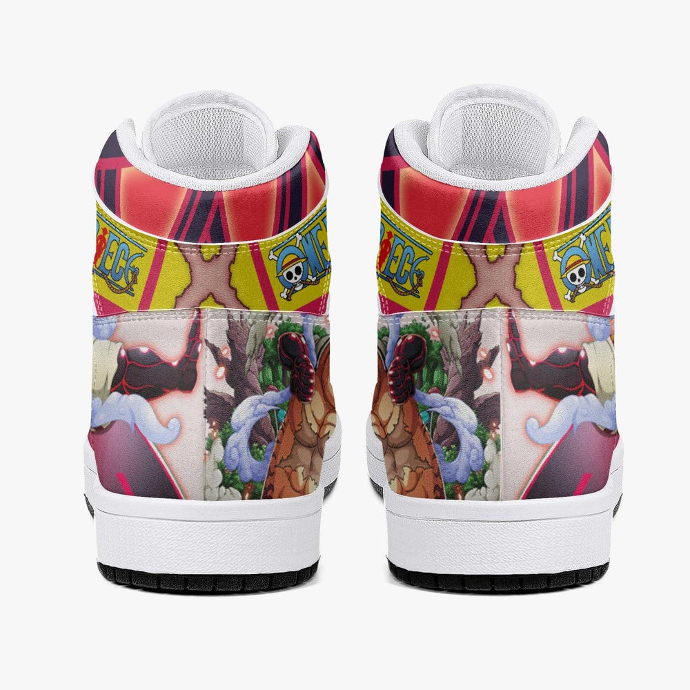 Monkey D. Luffy Gear 4th Tank Man One Piece Mid 1 Basketball Shoes