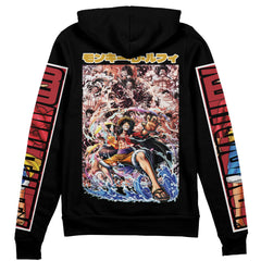 Monkey D. Luffy One Piece Streetwear Zip Hoodie Jacket
