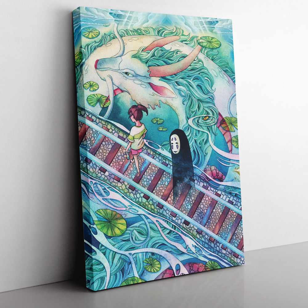 Mythical Spirited Away Studio Ghibli Canvas Print Wall Art