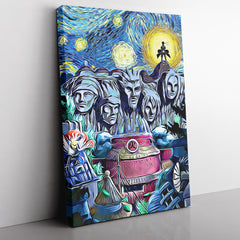 Naruto Starry Night Konoha Canvas Print Wall Art