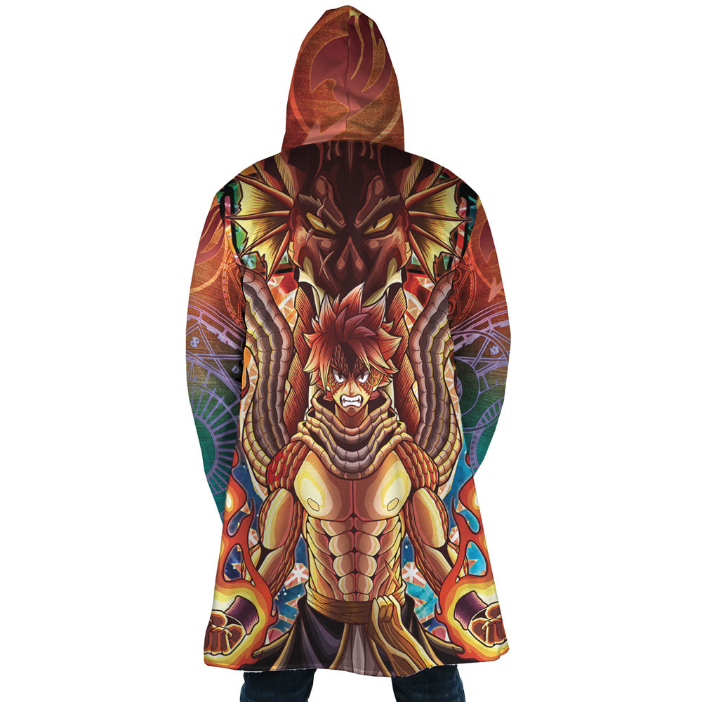 Trippy Natsu Dragneel x Igneel Fairy Tail Dream Cloak Coat